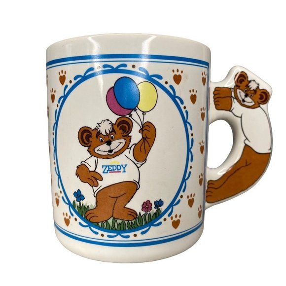 Zellers Zeddy Coffee Mug Ceramic White - Picture 1 of 6